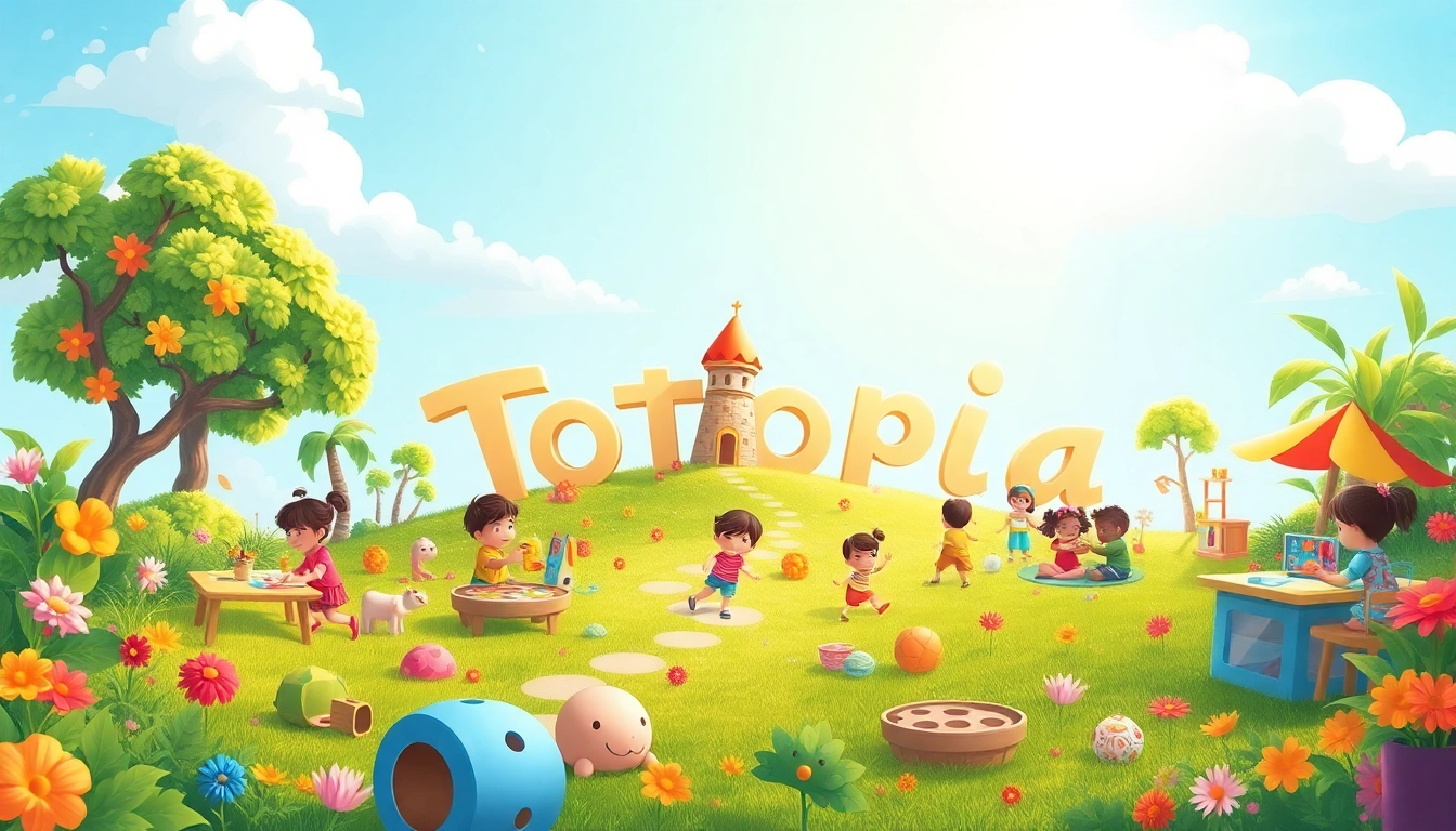 아이들이 즐기는 totopia의 매력과 놀이 공간