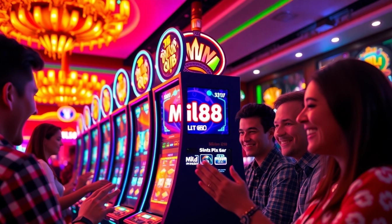 Rasakan keseruan bermain mild88 slot dengan pemain yang antusias di kasino.